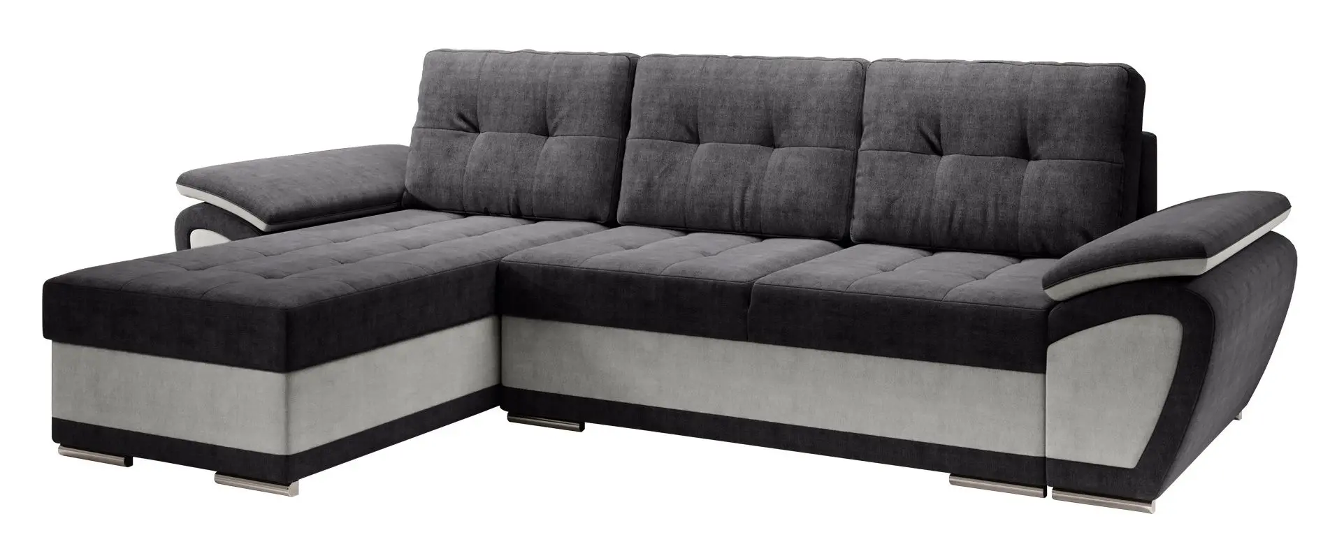Canapea de colt Tempo Kondela Enif Roh Left (Light Gray/Dark Gray)