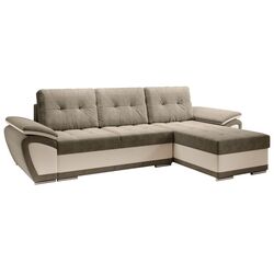 Диван угловой Tempo Kondela Enif Roh Right (Beige/Light Brown) Thumb