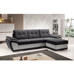 Canapea de colt Tempo Kondela Enif Roh Right (Light Gray/Dark Gray)