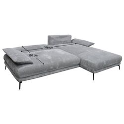 Canapea de colt Tempo Kondela Erin Right (Grey) Thumb