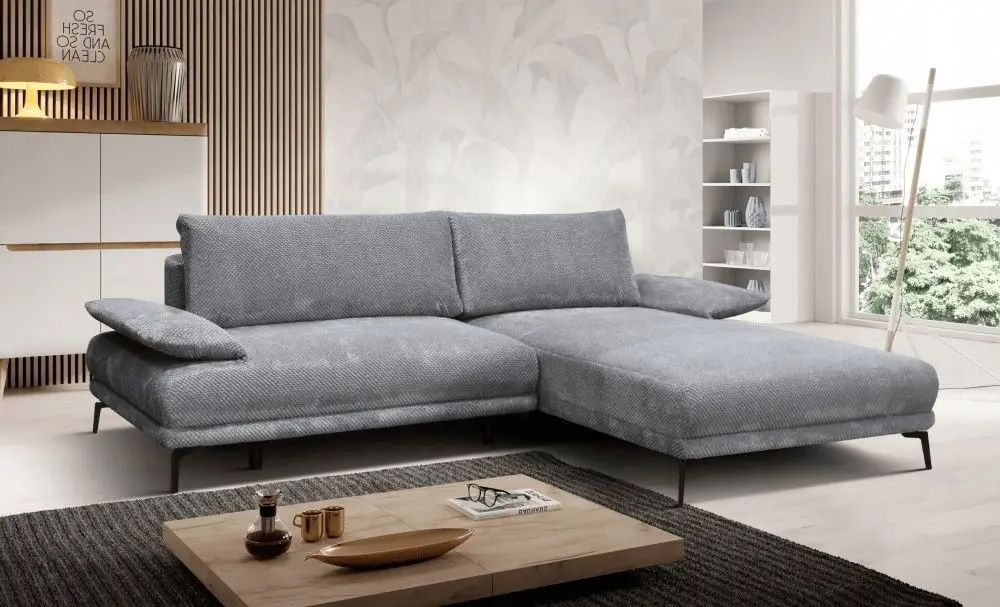 Canapea de colt Tempo Kondela Erin Right (Grey)