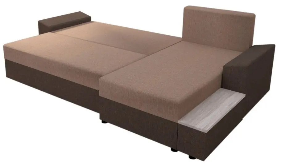 Диван угловой Tempo Kondela Fergus (Brown/Light Brown) - 5