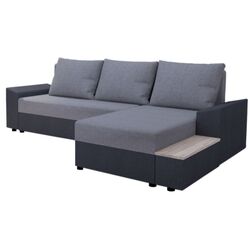 Диван угловой Tempo Kondela Fergus (Dark Grey/Grey) Thumb