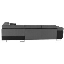 Диван угловой Tempo Kondela Gelan New Right (Black/Gray) Thumb