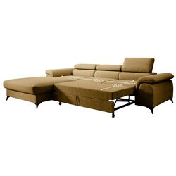 Диван угловой Tempo Kondela Horty Left (Mustard) Thumb