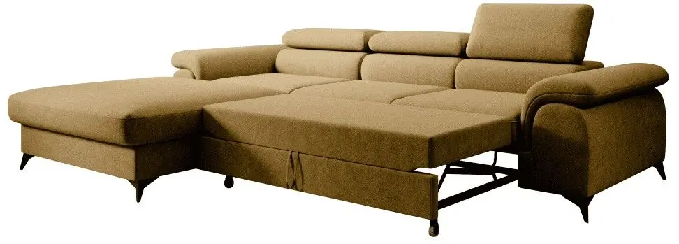 Диван угловой Tempo Kondela Horty Left (Mustard)