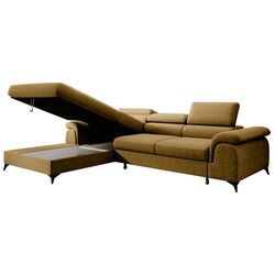 Диван угловой Tempo Kondela Horty Left (Mustard) Thumb