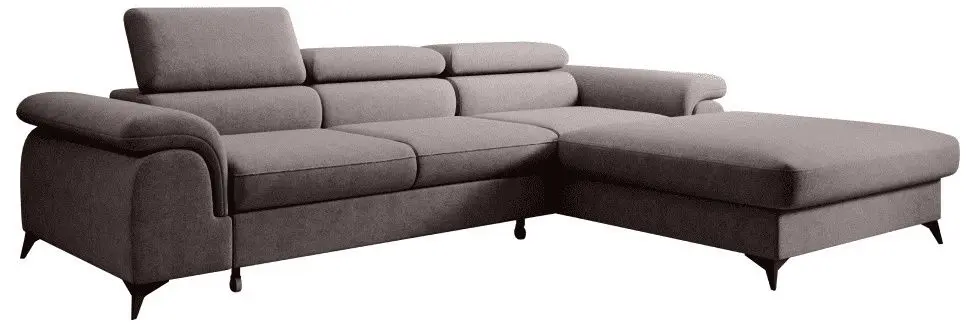 Canapea de colt Tempo Kondela Horty Right (Brown)