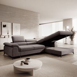 Canapea de colt Tempo Kondela Horty Right (Brown) Thumb