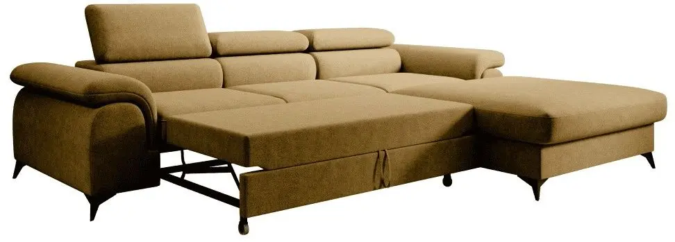Canapea de colt Tempo Kondela Horty Right (Mustard)