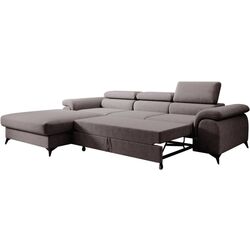 Диван угловой Tempo Kondela Horty Roh Left Whisper 04 (Brown) Thumb