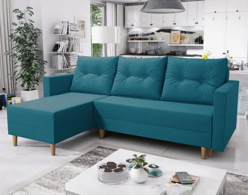 Диван угловой Tempo Kondela Izmin Left (Turquoise)