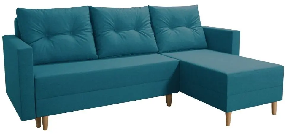 Canapea de colt Tempo Kondela Izmin Right (Turquoise) - 4