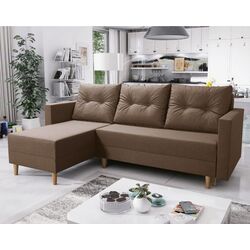 Диван угловой Tempo Kondela Izmin Roh Left (Brown)