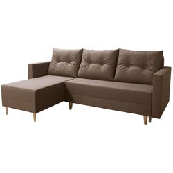 Canapea de colt Tempo Kondela Izmin Roh Left (Brown) Thumb