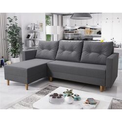 Диван угловой Tempo Kondela Izmin Roh Left Sawana 05 (Grey)