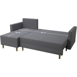 Canapea de colt Tempo Kondela Izmin Roh Left Sawana 05 (Grey) Thumb