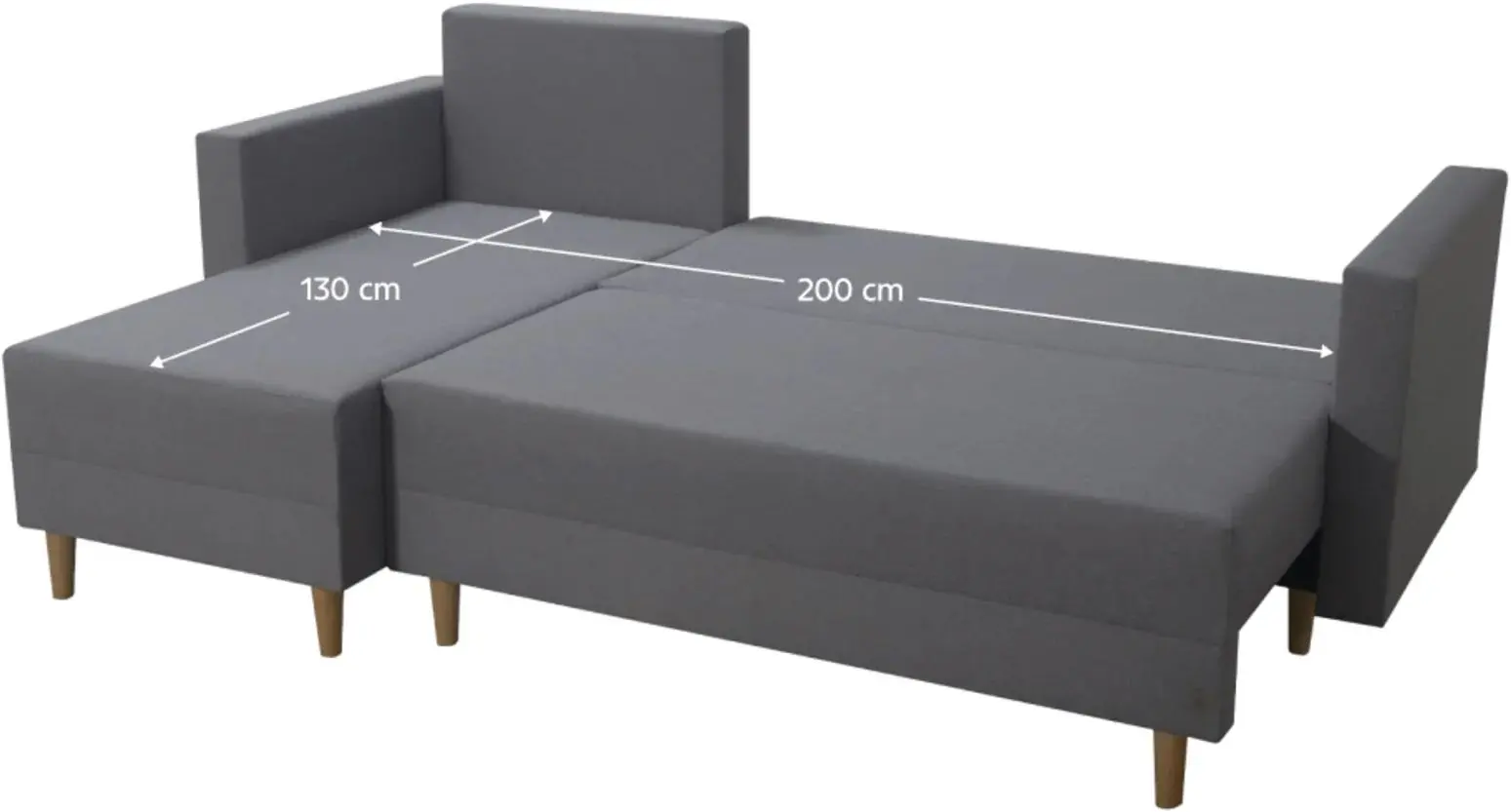 Canapea de colt Tempo Kondela Izmin Roh Left Sawana 05 (Grey) - 5