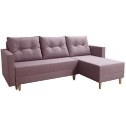 Canapea de colt Tempo Kondela Izmin Roh Right (Antique Pink) Thumb