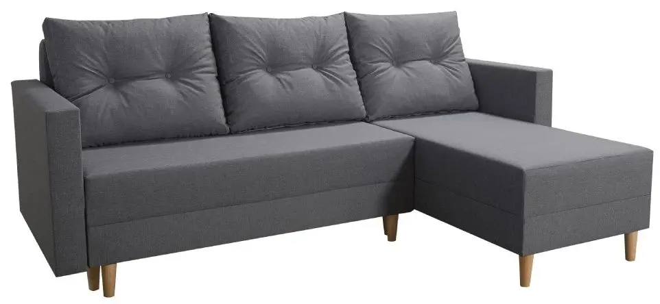 Canapea de colt Tempo Kondela Izmin Roh Right (Grey) - 5