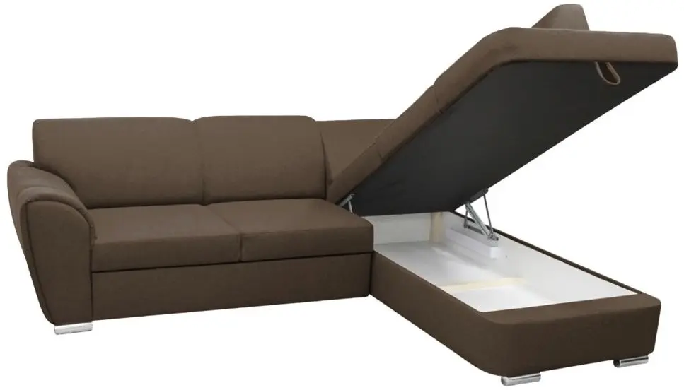 Диван угловой Tempo Kondela Kenai Right (Dark Brown) - 4