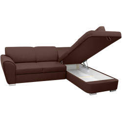 Canapea de colt Tempo Kondela Kenai Roh Right Malmo 26 (Brown) Thumb