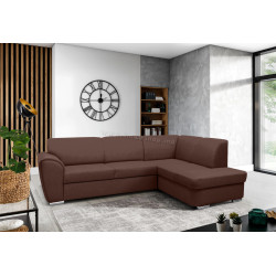 Canapea de colt Tempo Kondela Kenai Roh Right Malmo 26 (Brown)