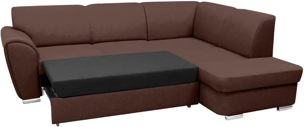 Canapea de colt Tempo Kondela Kenai Roh Right Malmo 26 (Brown)