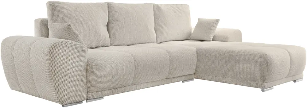 Canapea de colt Tempo Kondela Kerim Roh Right Curio 02 (Cream)