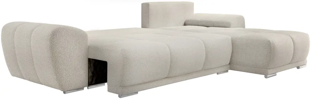 Canapea de colt Tempo Kondela Kerim Roh Right Curio 02 (Cream)