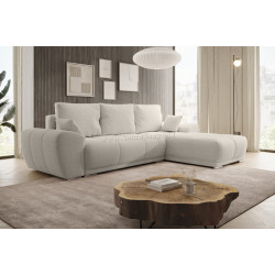 Canapea de colt Tempo Kondela Kerim Roh Right Curio 02 (Cream)