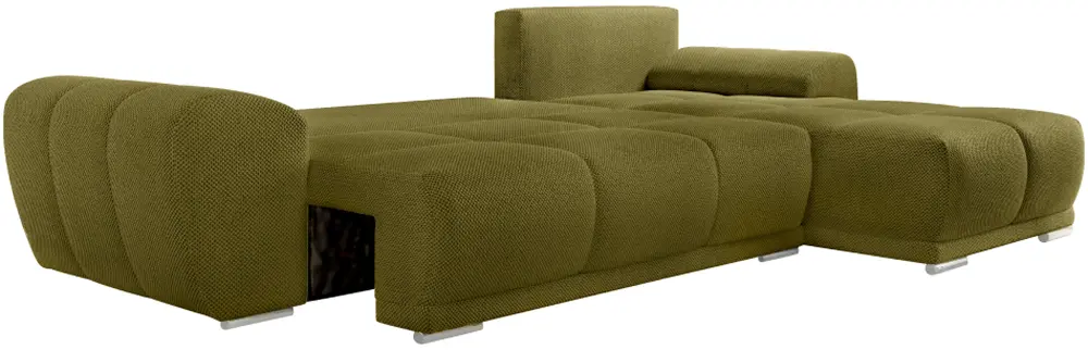 Диван угловой Tempo Kondela Kerim Roh Right Curio 35 (Olive)