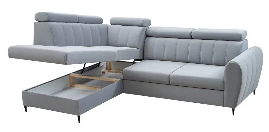 Canapea de colt Tempo Kondela Korio Left (Light Gray)
