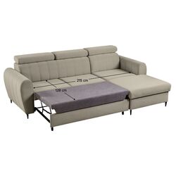 Canapea de colt Tempo Kondela Korio Right (Beige) Thumb