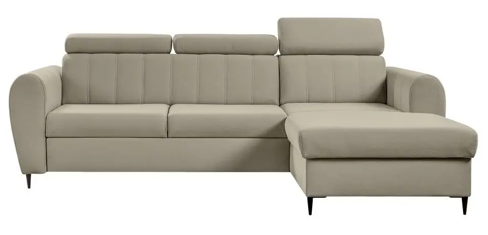 Canapea de colt Tempo Kondela Korio Right (Beige)