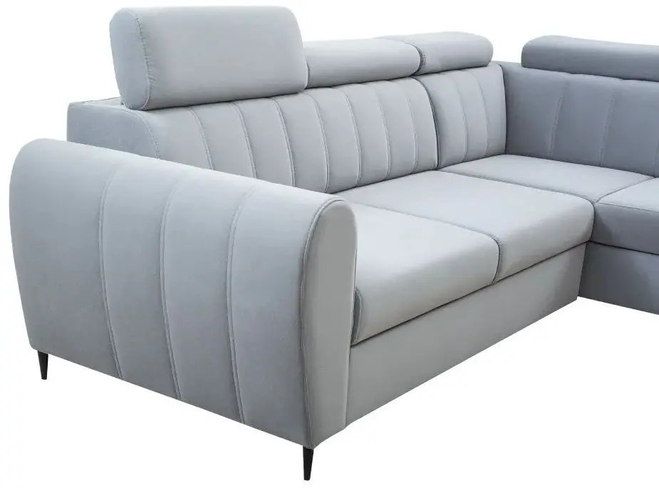 Диван угловой Tempo Kondela Korio Right (Light Gray)