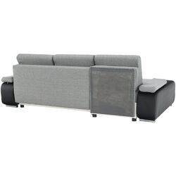 Диван угловой Tempo Kondela Late Left (Black/Gray) Thumb