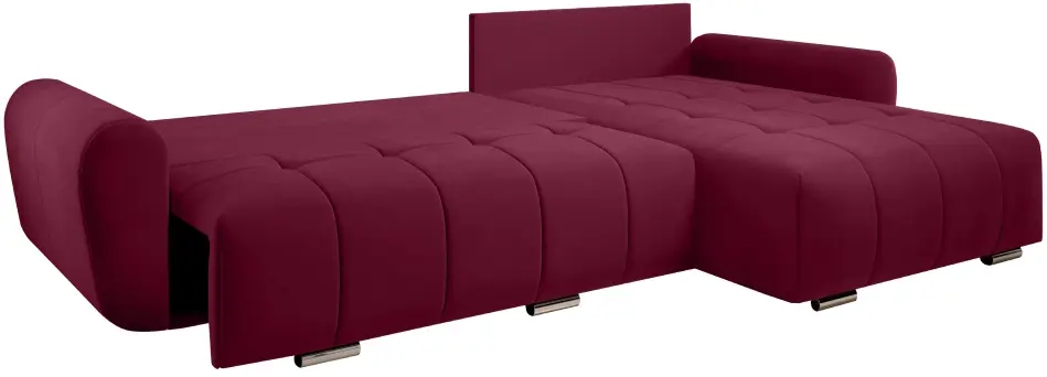 Диван угловой Tempo Kondela Longa Roh (Burgundy) - 3