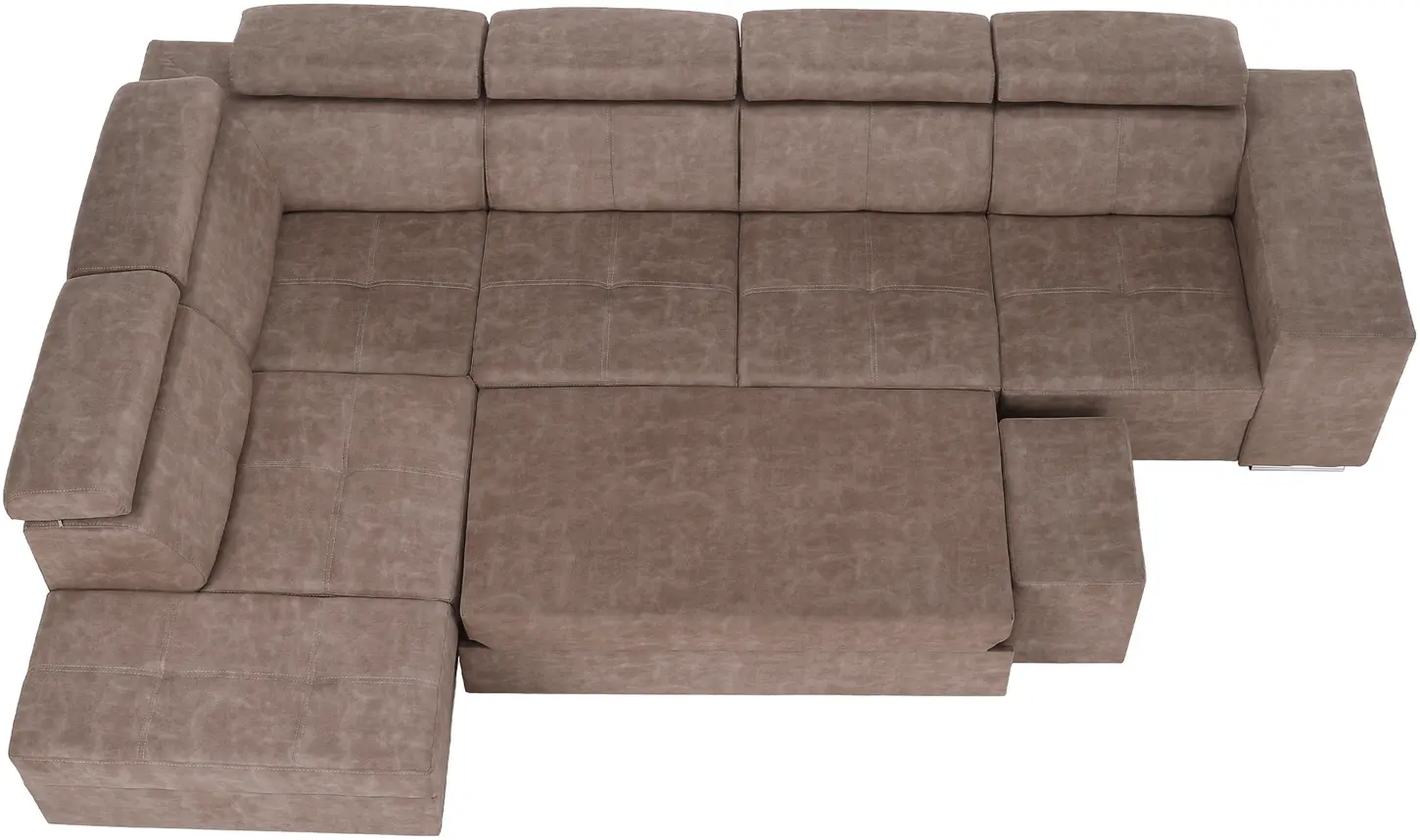 Canapea de colt Tempo Kondela Malaga Big Left (Beige)