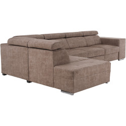 Canapea de colt Tempo Kondela Malaga Big Left (Beige) Thumb