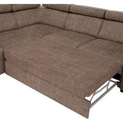 Canapea de colt Tempo Kondela Malaga Big Left (Beige) Thumb