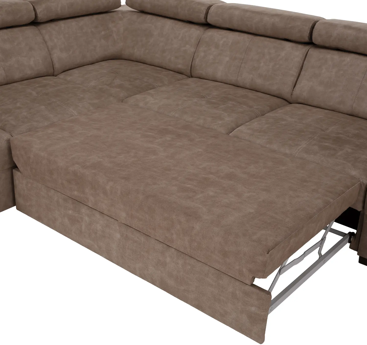 Canapea de colt Tempo Kondela Malaga Big Left (Beige)