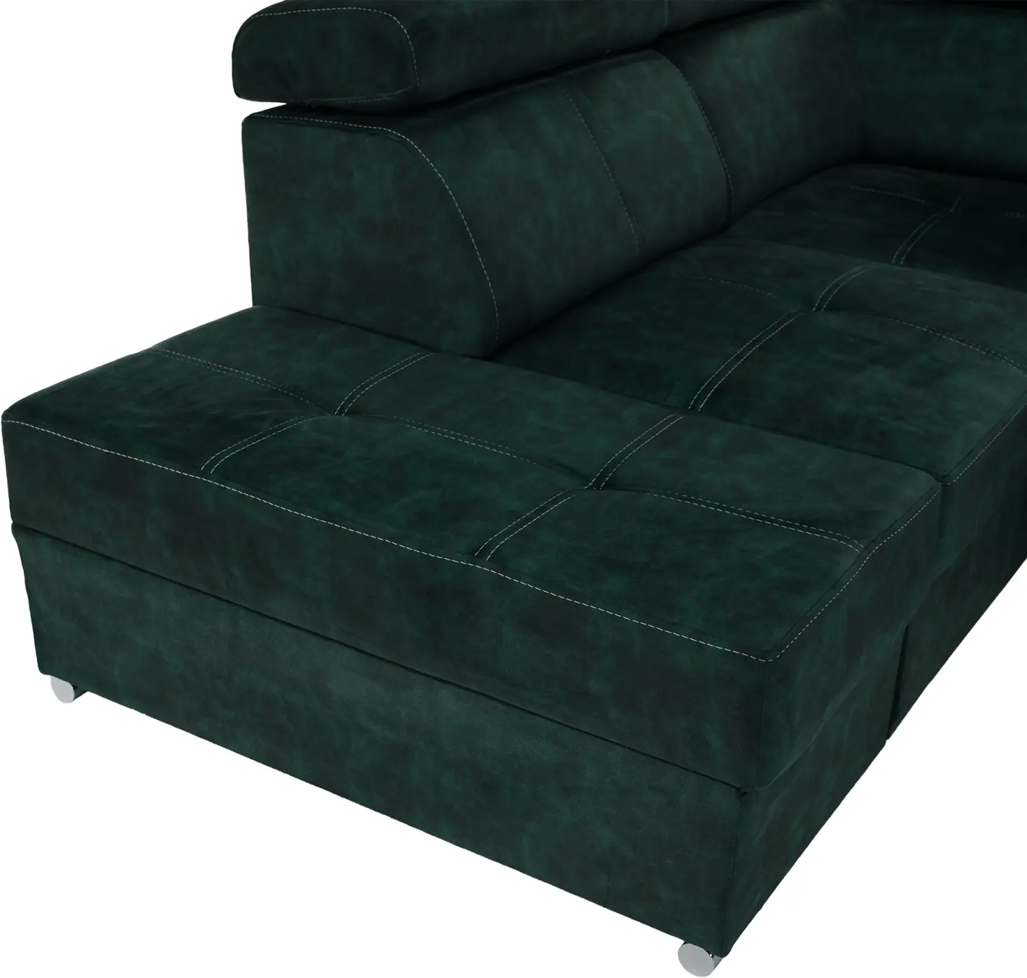 Диван угловой Tempo Kondela Malaga Big Left Country 11 (Emerald) - 8