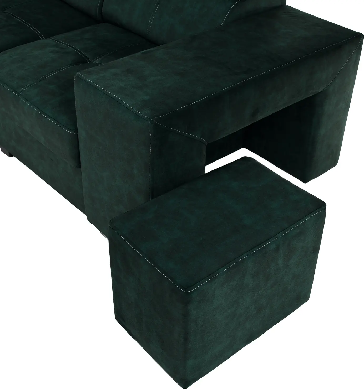 Диван угловой Tempo Kondela Malaga Big Left Country 11 (Emerald) - 10