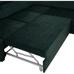 Диван угловой Tempo Kondela Malaga Big Right Country 11 (Emerald) Thumb