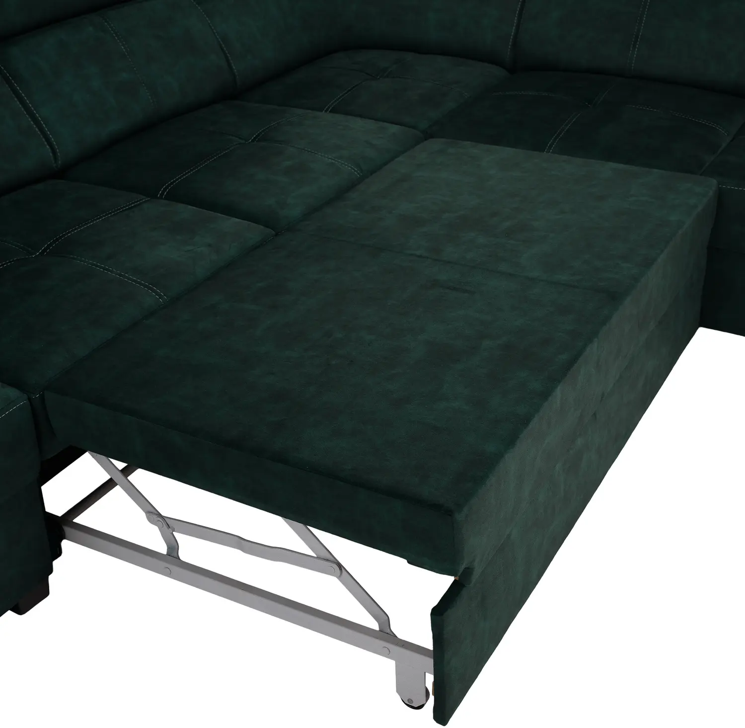 Диван угловой Tempo Kondela Malaga Big Right Country 11 (Emerald) - 8