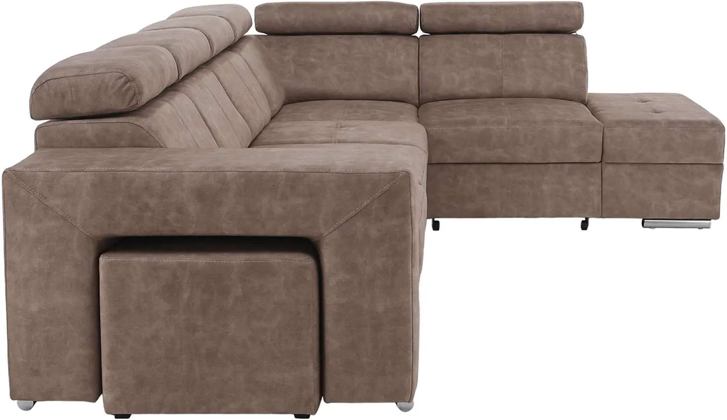 Canapea de colt Tempo Kondela Malaga Big Right Country 3 (Beige)