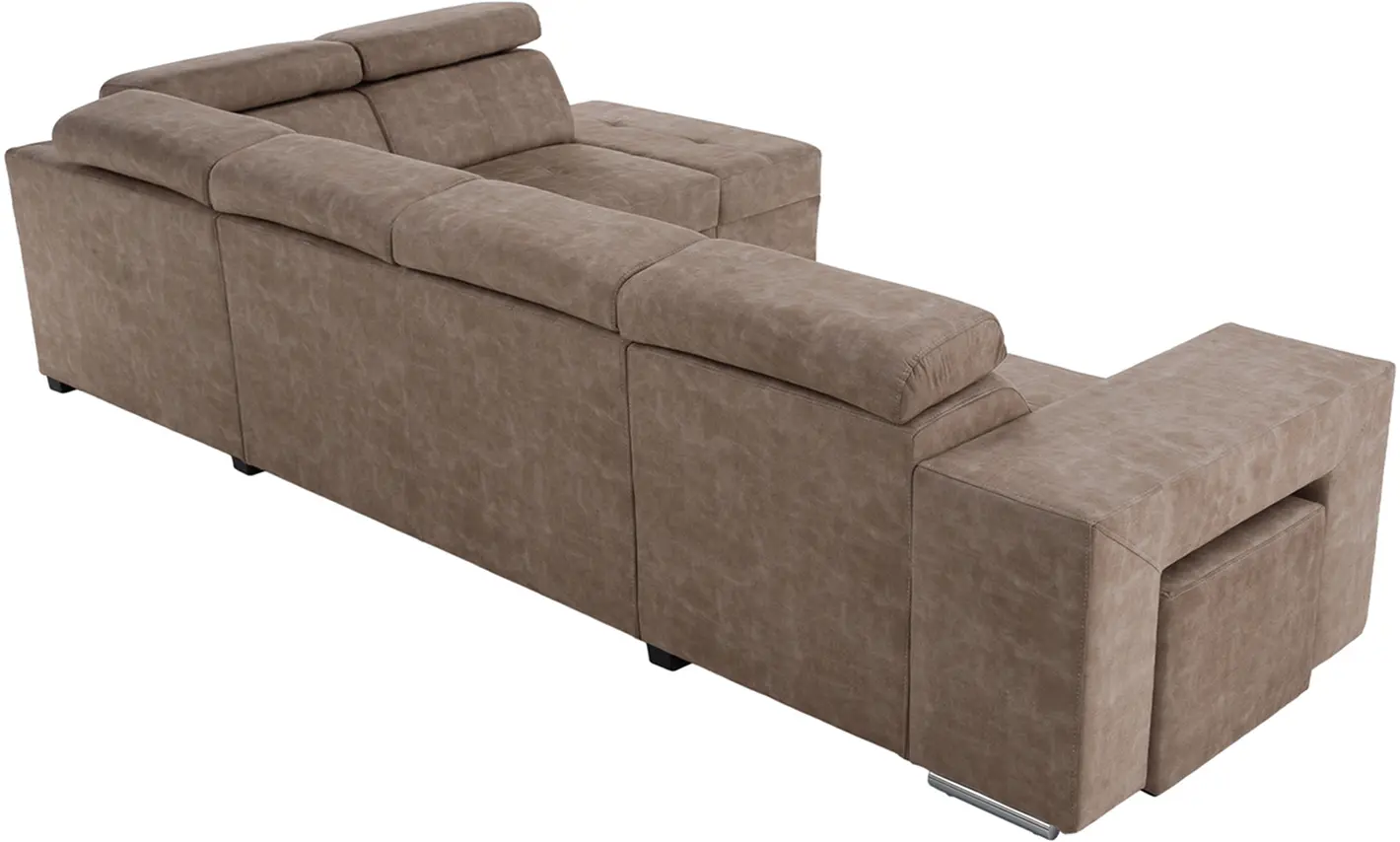 Canapea de colt Tempo Kondela Malaga Big Right Country 3 (Beige)