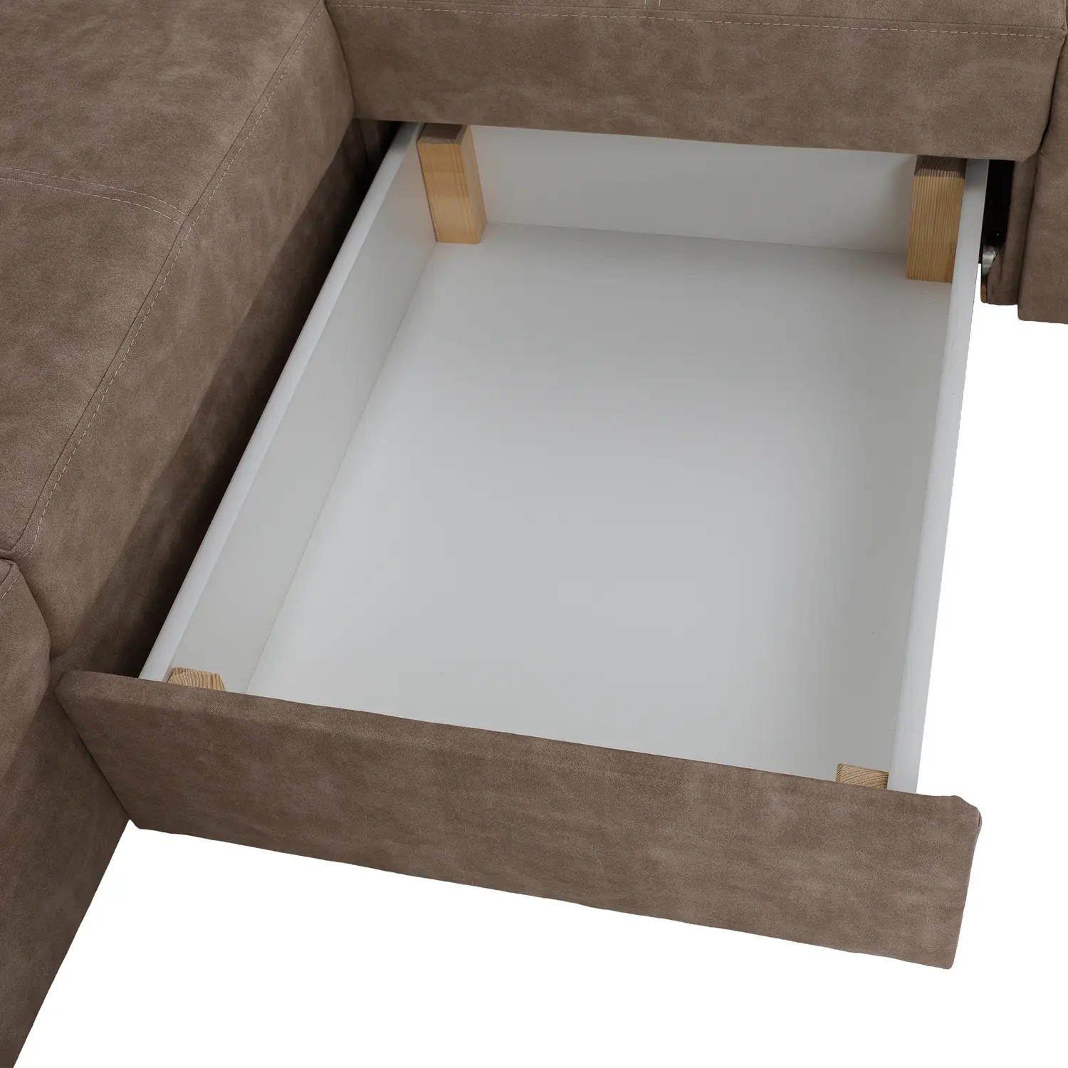 Canapea de colt Tempo Kondela Malaga Big Right Country 3 (Beige)