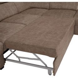 Canapea de colt Tempo Kondela Malaga Big Right Country 3 (Beige) Thumb